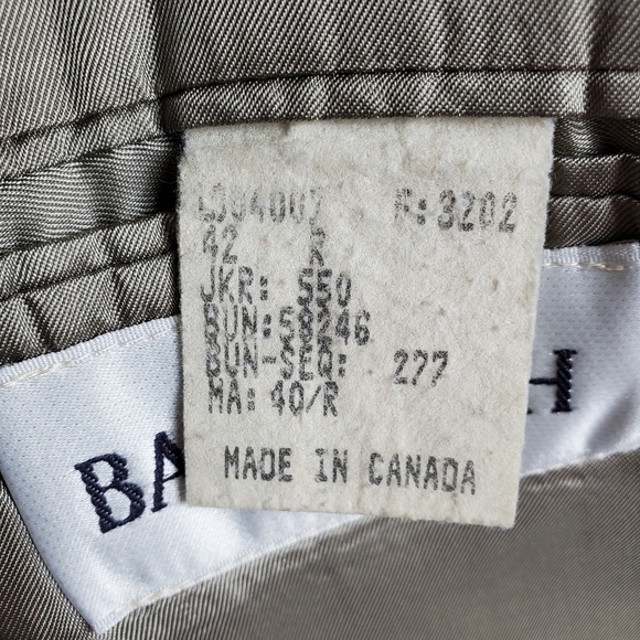 Bachrach Men Blazer Sz 42 R Silk Wool - Picture 9 of 11